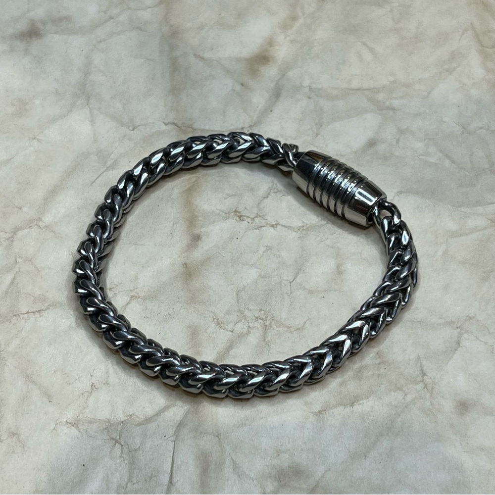 Franco Bracelet Magnetic Lock Stainless Steel 🧲